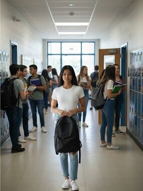 Classic Fitted White Tee, Sz S